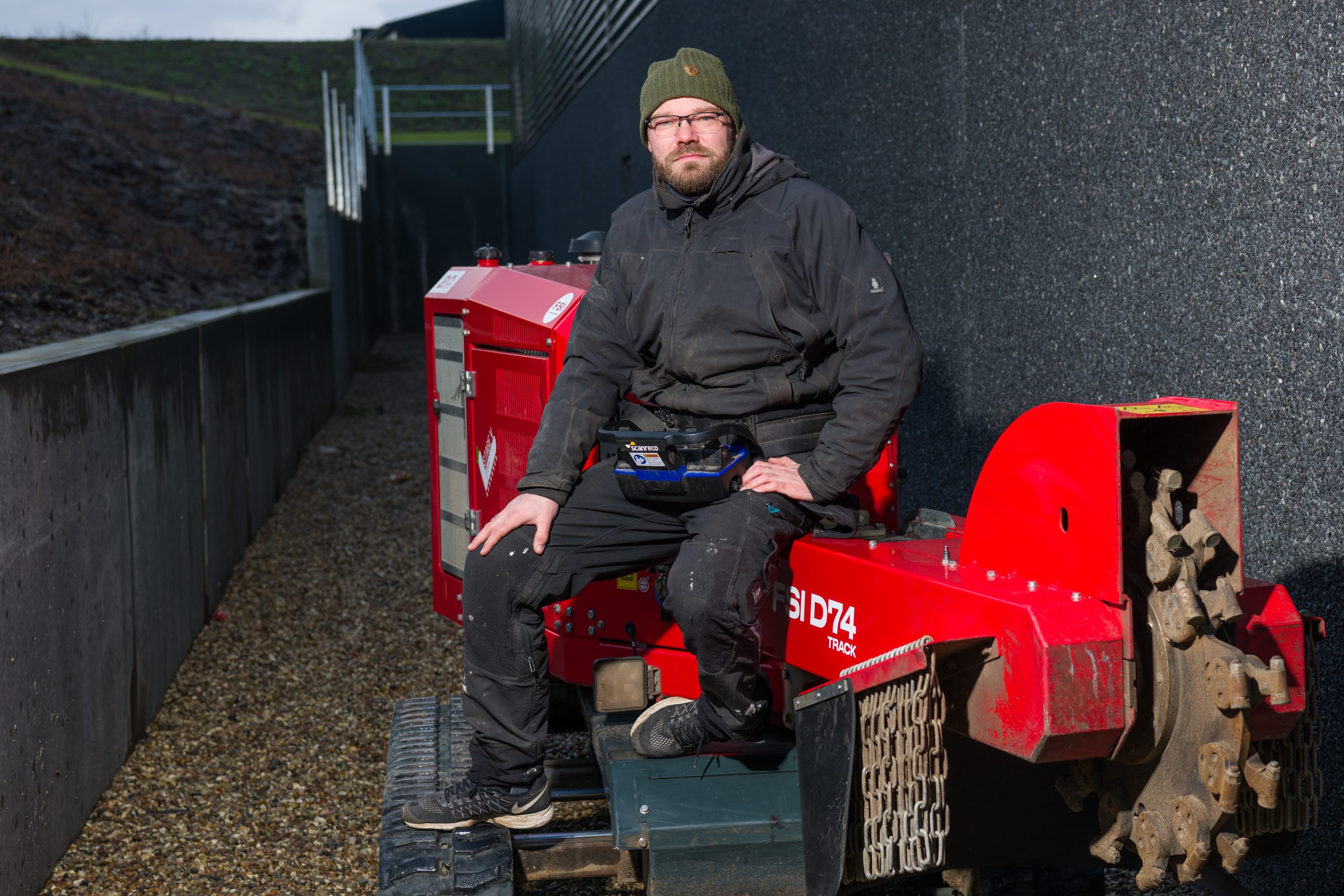Meet Anders Lontoft, Danish stump grinder owner-operator